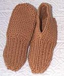 Garter/Rib Slippers