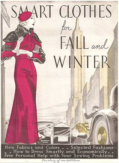 1932 Singer Fashion leaflet