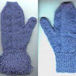 Fringed Mittens