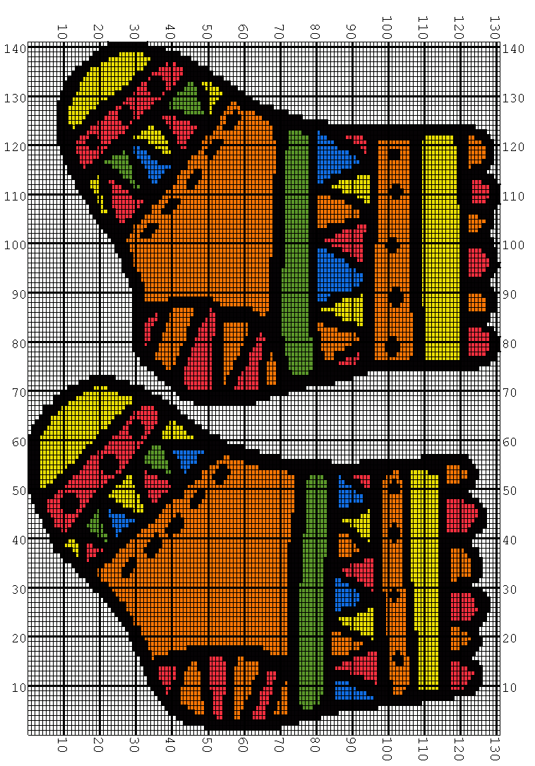 Very large chart of socks