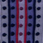 Oddball Sampler Afghan Square #15: Spots & Stripes