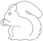 Squirrels Embroidery Pattern