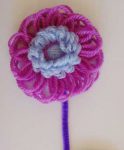 Adding a Simple Stem to Loomed Flowers