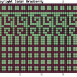 Spiral Garden Fair-isle Knitting Chart