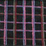 Oddball Sampler Afghan Square #23: Tartan Square