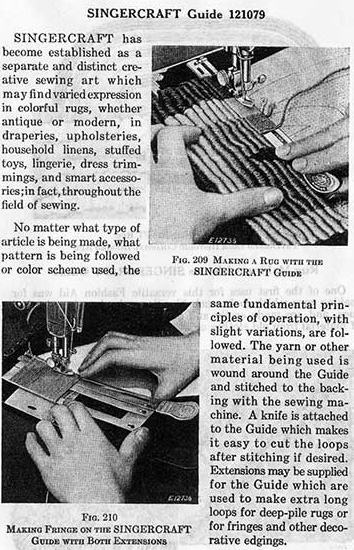 An Outline of What Can Be Made with the Singercraft Guide from the Teacher's Textbook of Machine Sewing