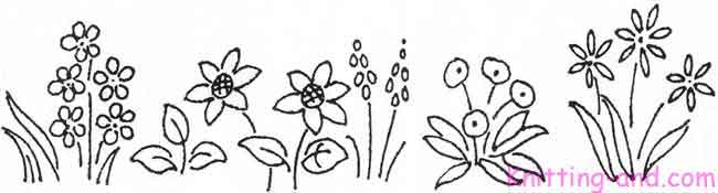 flowers embroidery pattern flowers healthy