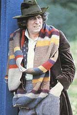 Tom Baker Doctor Who knitted scarf