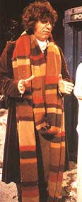 Tom Baker Doctor Who knitted scarf