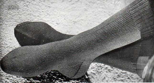 stockinette stitch socks