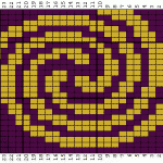 Celtic Triskele Knitting Charts