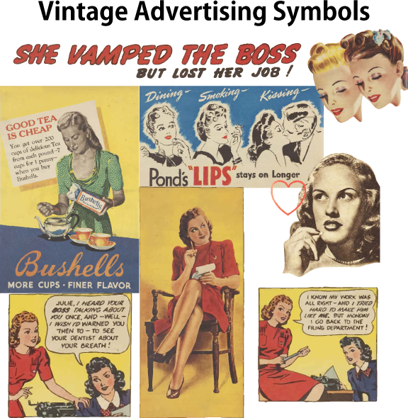 Vintage advertising from the 1930's and 40's