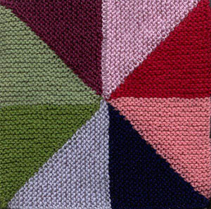 Windmill Quilt Afghan Square