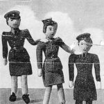 WAAF, ATS and WRNS Dolls