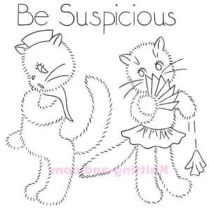 Be Suspicious. World war 2 embroidery design