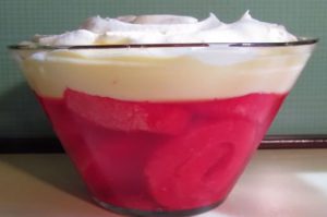 1970's style English trifle