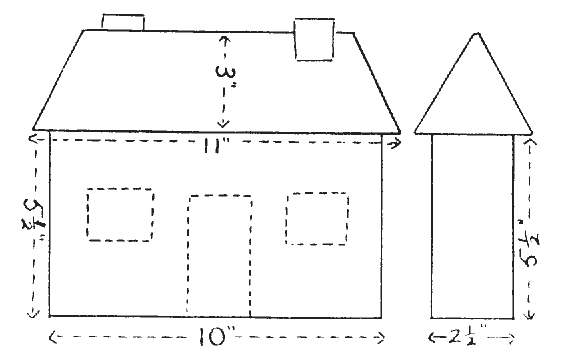 Knit cottage diagram