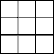 Three rows of three squares each