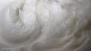 Whisked egg whites