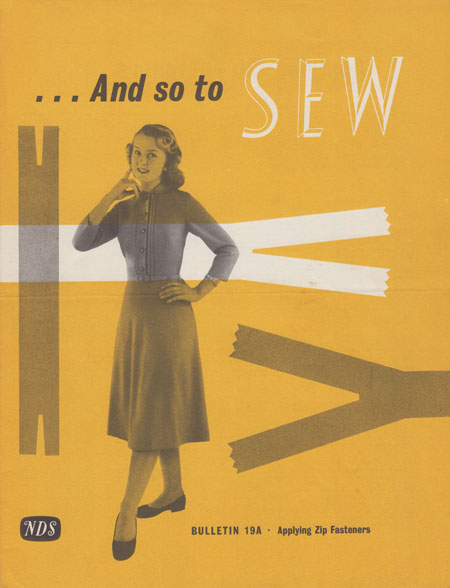 And So To Sew bulletin 19a by The Needlework Development Scheme