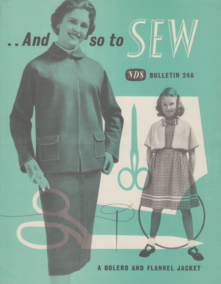 ANd So To Sew bulletin 24 a by the Needlework Development Scheme