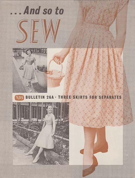 And So To Sew bulletin 26a by The Needlework Development Scheme