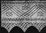 Knitted Lace in Points