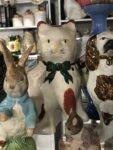 A ceramic cat ornament